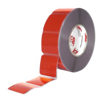 Banda reflectorizanta segmentata reflexite orafol rosu de la Auto Care Store Srl
