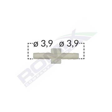 Conector liniar furtun conducte universal 3.9mm - gri set 5 de la Auto Care Store Srl