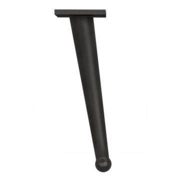 Picior mobilier Bone - negru mat