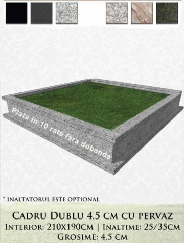 Cadru funerar dublu 4.5 60 H 25 de la Casa Funerara Eva Srl