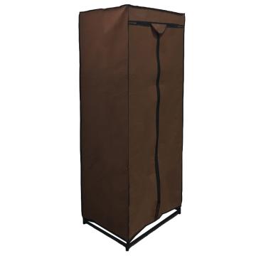 Dulap haine-textil cu fermoar 150x60x45 cm, culoare maroniu de la Electro Supermax Srl
