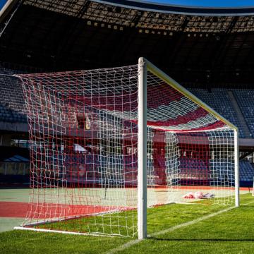 Plasa poarta fotbal 7.50x2.50x2x2 m, fir 4 mm
