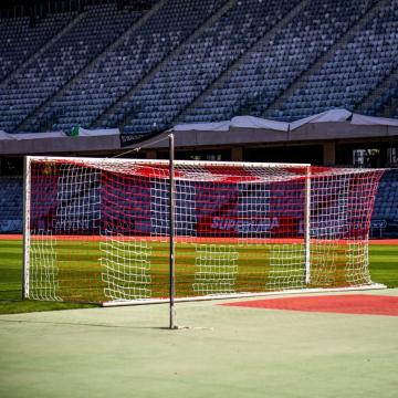 Plasa poarta fotbal 7.50x2.50x2x2 m, fir 4 mm