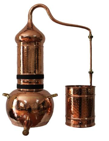 Cazan cu coloana uleiuri esentiale 10 litri de la Baralchim Srl