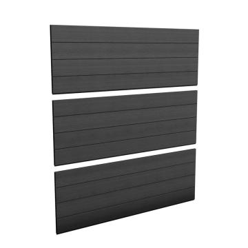 Panou gard plastic lemn gri Fence Evotech de la Leziter Kft.