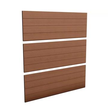 Panouri de gard Evotech din plastic woodgrain - maro de la Leziter Kft.