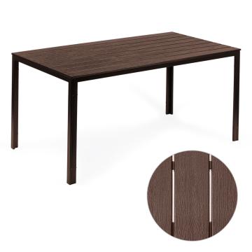 Masa de gradina cu 6 locuri 156x78 cm Polywood maro