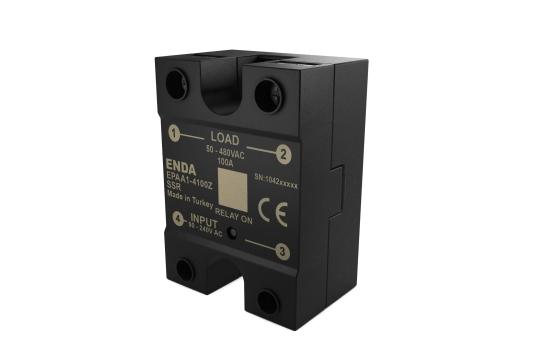 Releu static monofazat SSR ENDA EPAA1-470Z 70A 90-240V AC de la Caldor Heat &Engineering Srl