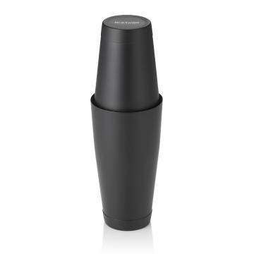 Shaker Boston Tin-On-Tin negru nocturn, 500/800ml de la Ad Horeca Concept Srl
