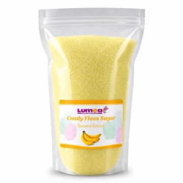 Zahar cu aroma de banana pentru vata de zahar, 1kg - Lumea de la Lumea Basmelor International Srl