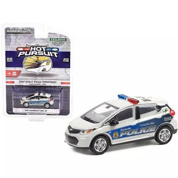Macheta Chevrolet Bolt 2017 seria Hot Pursuit 1:64 Greenligh de la Hobbyplanet Romania