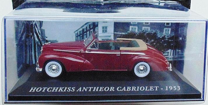 Macheta Hotchkiss Antheor cabriolet 1953, 1:43