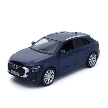 Macheta auto Audi Audi Q8 albastru , pull back, 1:36 Tayumo