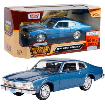 Macheta auto Ford Maverick din 1974 Scara 1:24 Motormax de la Hobbyplanet Romania