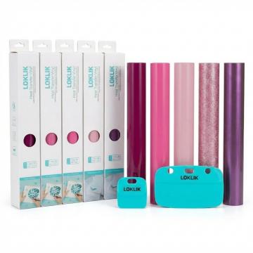 Vinil transfer termic LOKLiK Pink, 5 role de la Luma Atelier