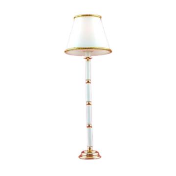 Miniatura scara 1 12 Lampadar 12V alb mat auriu