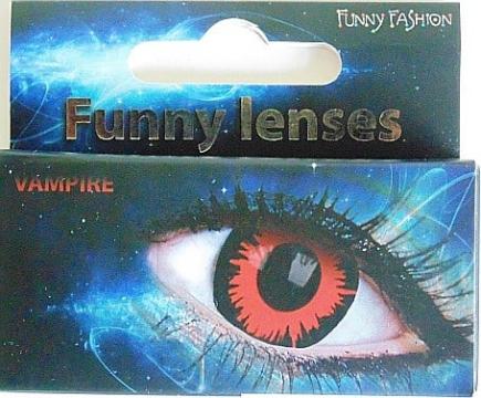 Accesorii contact petrecere Lentile halloween Vampire 58338 de la Hobbyplanet Romania