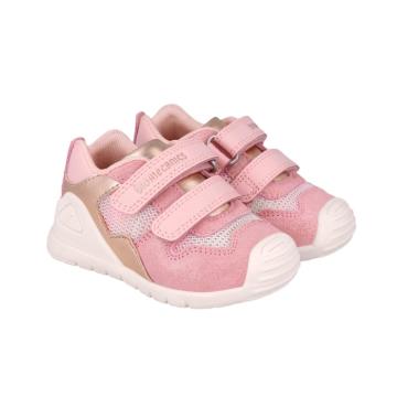 Pantofi fete, din piele naturala, roz, Biomecanics 252120-D0 de la Kiddie Store Srl