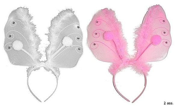Diadema fluturas disponibil in 2 culori - 53663 de la Hobbyplanet Romania
