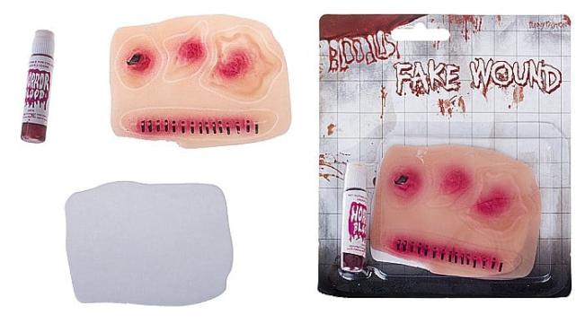 Kit machiaj rana falsa Halloween de la Hobbyplanet Romania