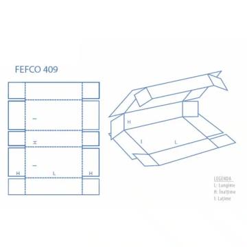 Cutie de carton 235x90x50 CO3, Fefco 409 de la Ina Plastic Srl