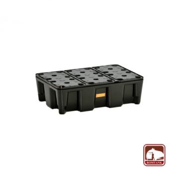 Cuva de retentie din PE cu gratar 60x40x18 cm, volum 25 l de la Romtank Srl