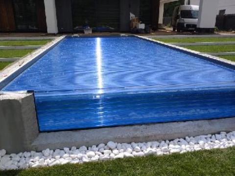 Acoperire piscina cu lamele de policarbonat de la Parami Design Srl