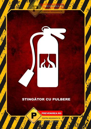 Afise pentru stingatoare de incendiu