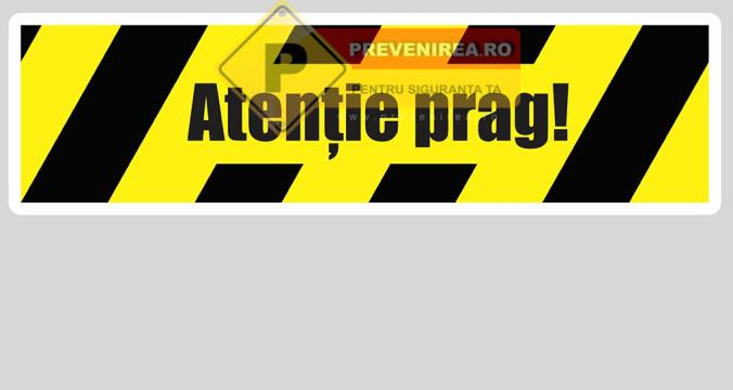 Banda personalizata Atentie la prag