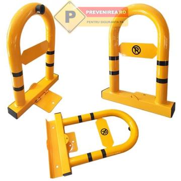 Blocator galben pentru parcari - protectie si control acces