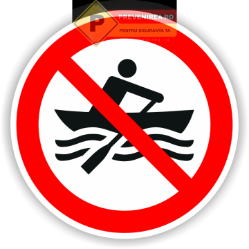 Eticheta interzis cu barca - protectie si preventie