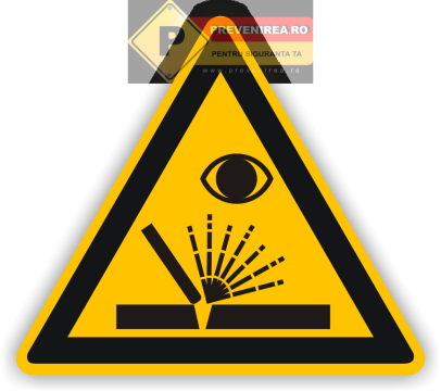 Etichete de siguranta pentru protectia ochilor
