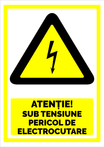 Indicator pentru atentie sub tensiune