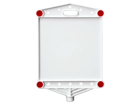 Placa de plastic pentru publicitate goala
