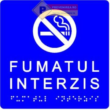 Placute pentru nevazatori in Braille