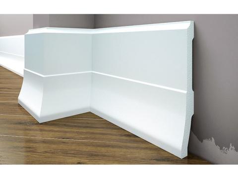 Plinta decorativa alba din LPC 35
