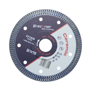 Disc diamantat turbo continuu 125x22.23mm, segment 10mm de la Gold Smart Engine Srl