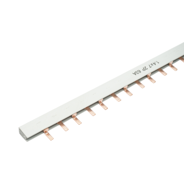 Pieptene, busbar monofazic 1m, 2P, 63A