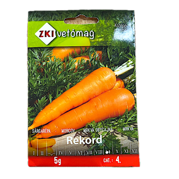 Seminte morcov Rekord 5 gr, Zki