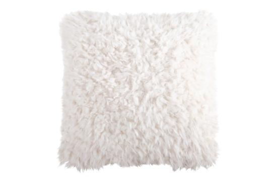 Fata de perna Mouton 40X40 cm, culoare alb, 100% poliester de la URBANIX SRL