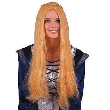 Peruca petrecere blonda, par lung, lady Marian - 57303 de la Hobbyplanet Romania