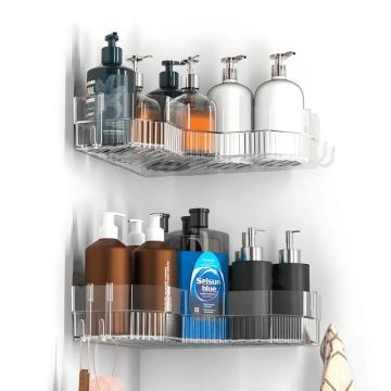 Suport pentru organizare produse cosmetice pe colt 2 nivele de la Molifag Srl