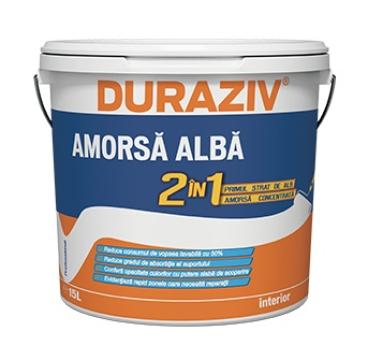 Amorsa alba 2 in 1 Duraziv, primul strat, 2.5l