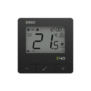 Termostat inteligent Engo E40, 220V, ZigBee, negru
