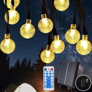 Lumini solare pentru exterior, 105 LED-uri, IP65