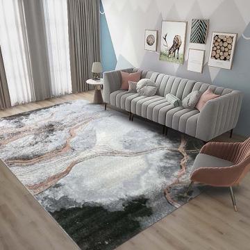 Covor modern Efes HE780 Gri/ Roz MoftX de la URBANIX SRL