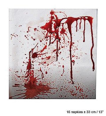 Servetele de masa blood - Halloween - 20 buc. de la Hobbyplanet Romania