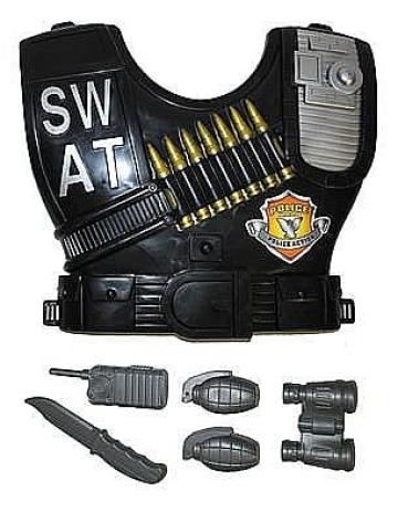 Set party Vesta protectie Swat set 6 piese - copii de la Hobbyplanet Romania