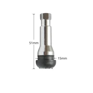 Valva roata auto tubeless 51mm TR414AC cromata de la Gold Smart Engine Srl