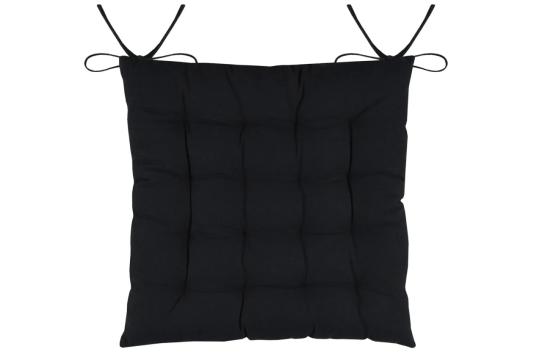 Perna de scaun Duo 38X38X3.5 cm, culoare negru, 100% bumbac de la URBANIX SRL
